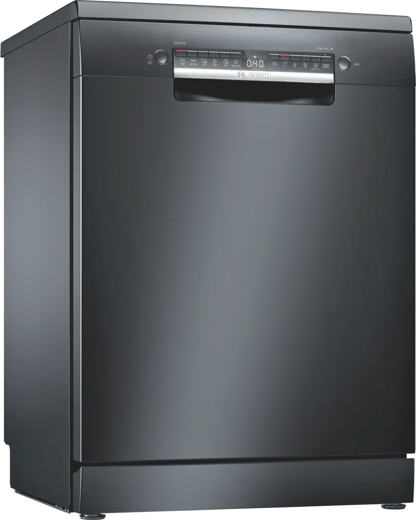 Bosch Serie 4 Solo Bulaşık Makinesi 60 Cm Brushed Black Steel Anti-Fingerprint Sms4Ikc62T - Görsel 1