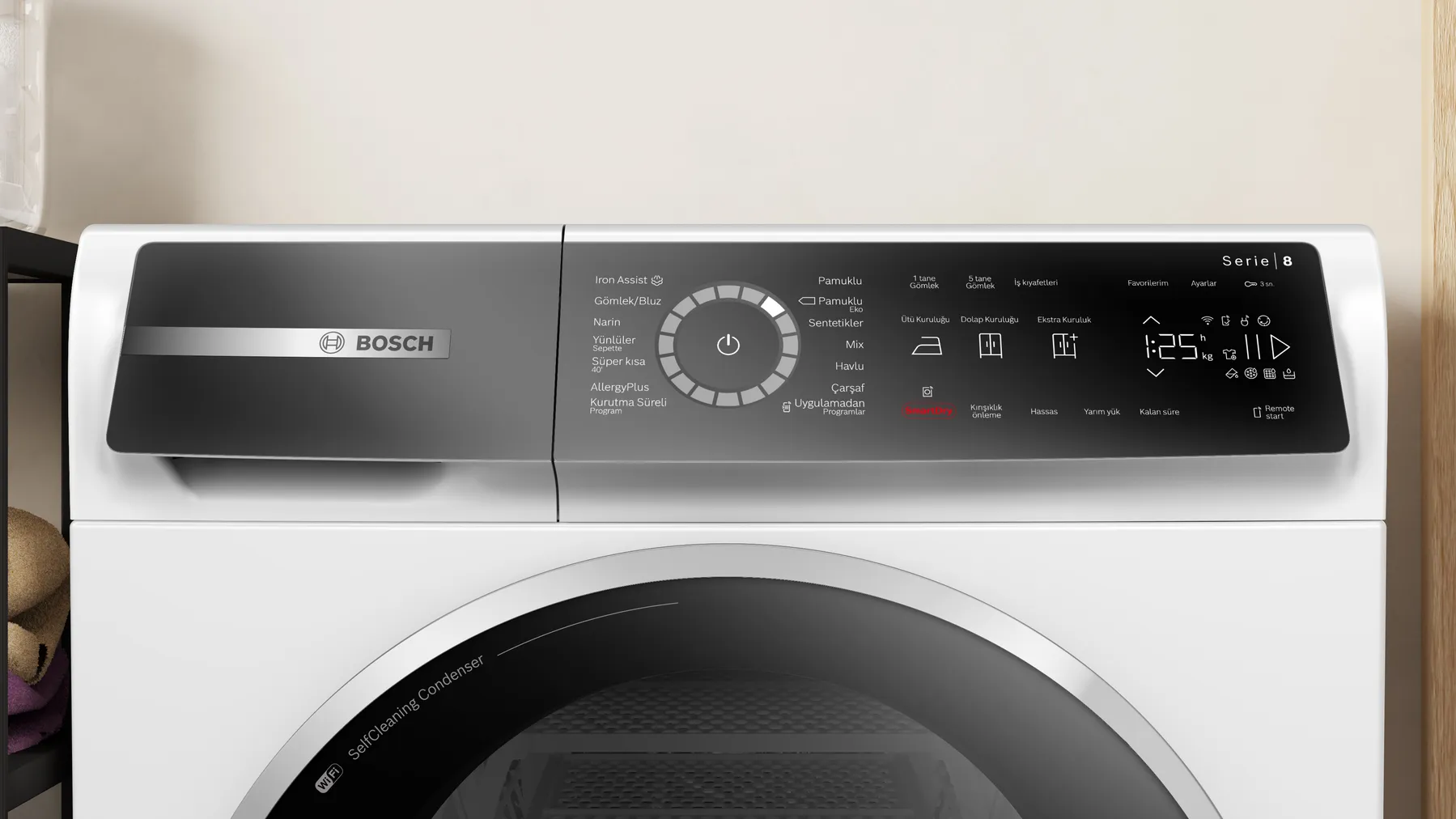 Bosch Serie 8 Isı Pompalı Kurutma Makinesi 9 Kg Wqb245A0Tr - Görsel 1