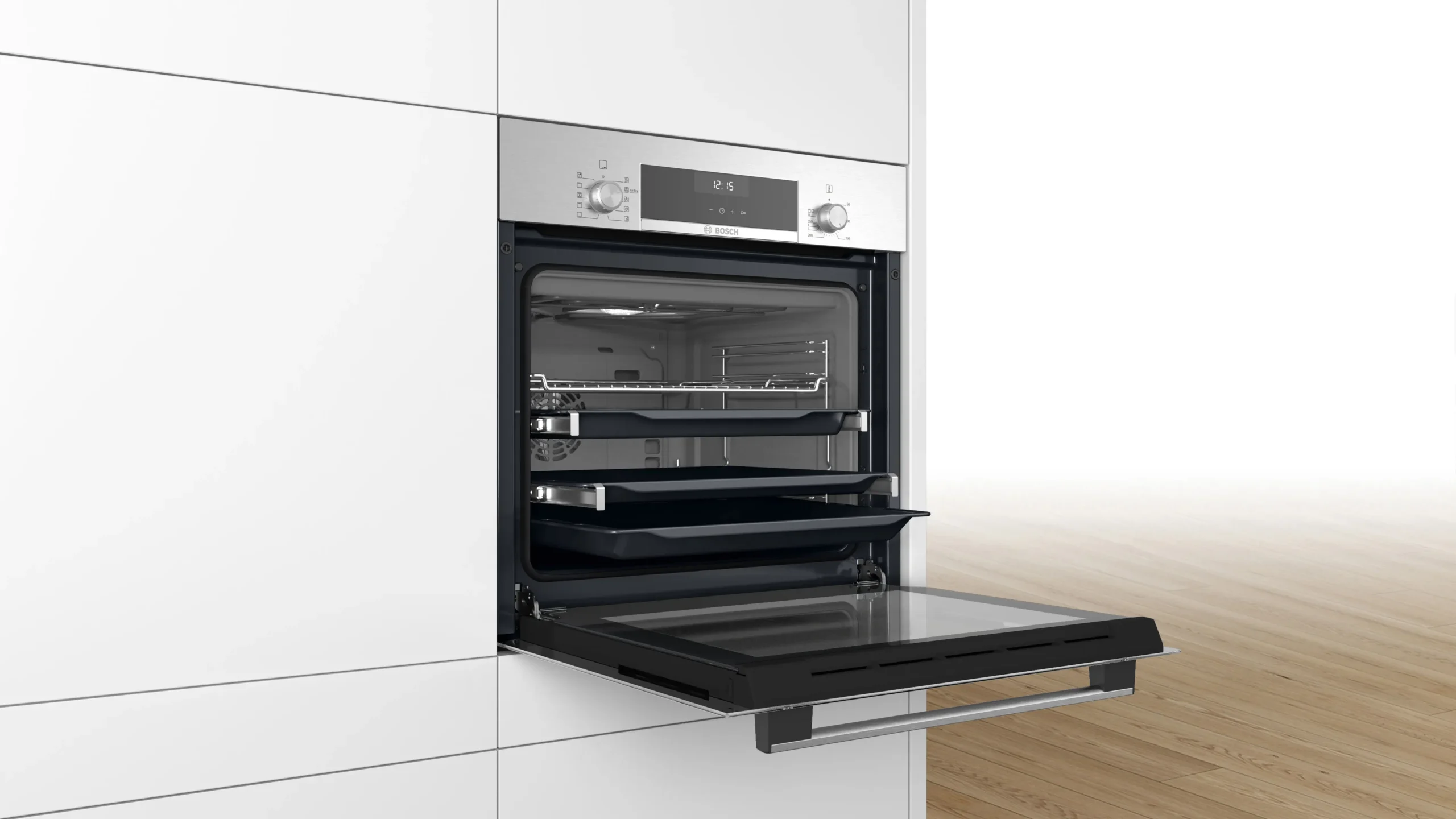 Bosch Hbj558Ys3Q Multifonksiyonlu Çelik Yeni Dizayn 3D Airfry Özellikli Ankastre Fırın - Görsel 1