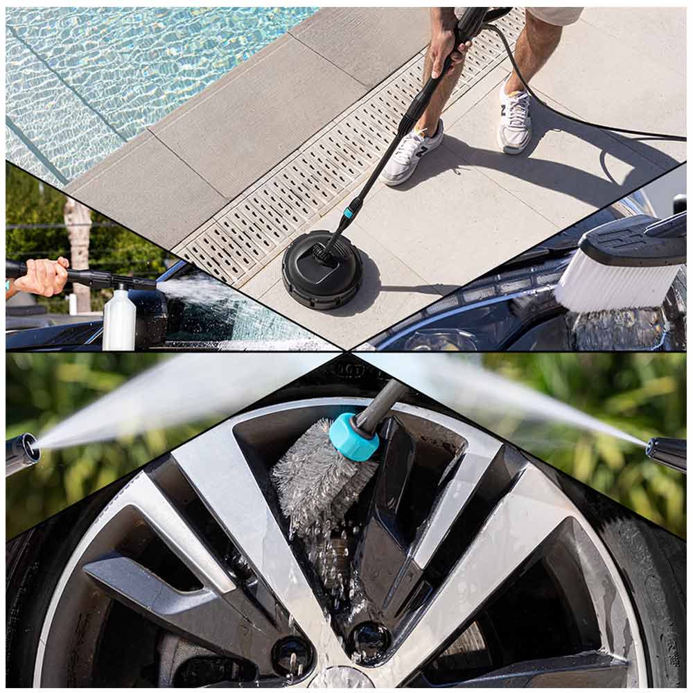 Basınçlı Yıkama Makinesi Cecotec Hydroboost 2000 Araba&Amp;Amp;Bahçe Pro 08138 Siyah