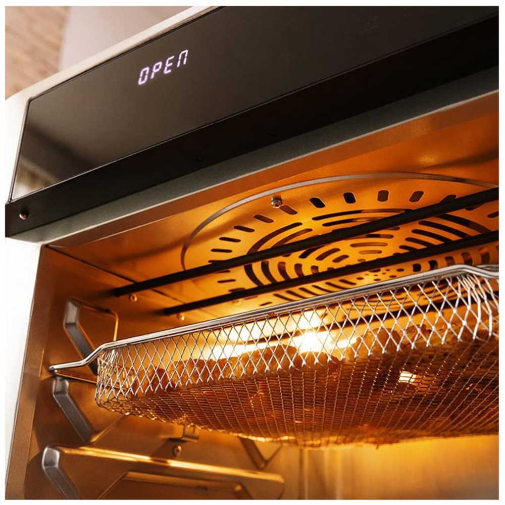 Hava Fritözü/Mini Fırın Cecotec Bake&Amp;Amp;Fry 3000 Touch Steel 02258 Gümüş