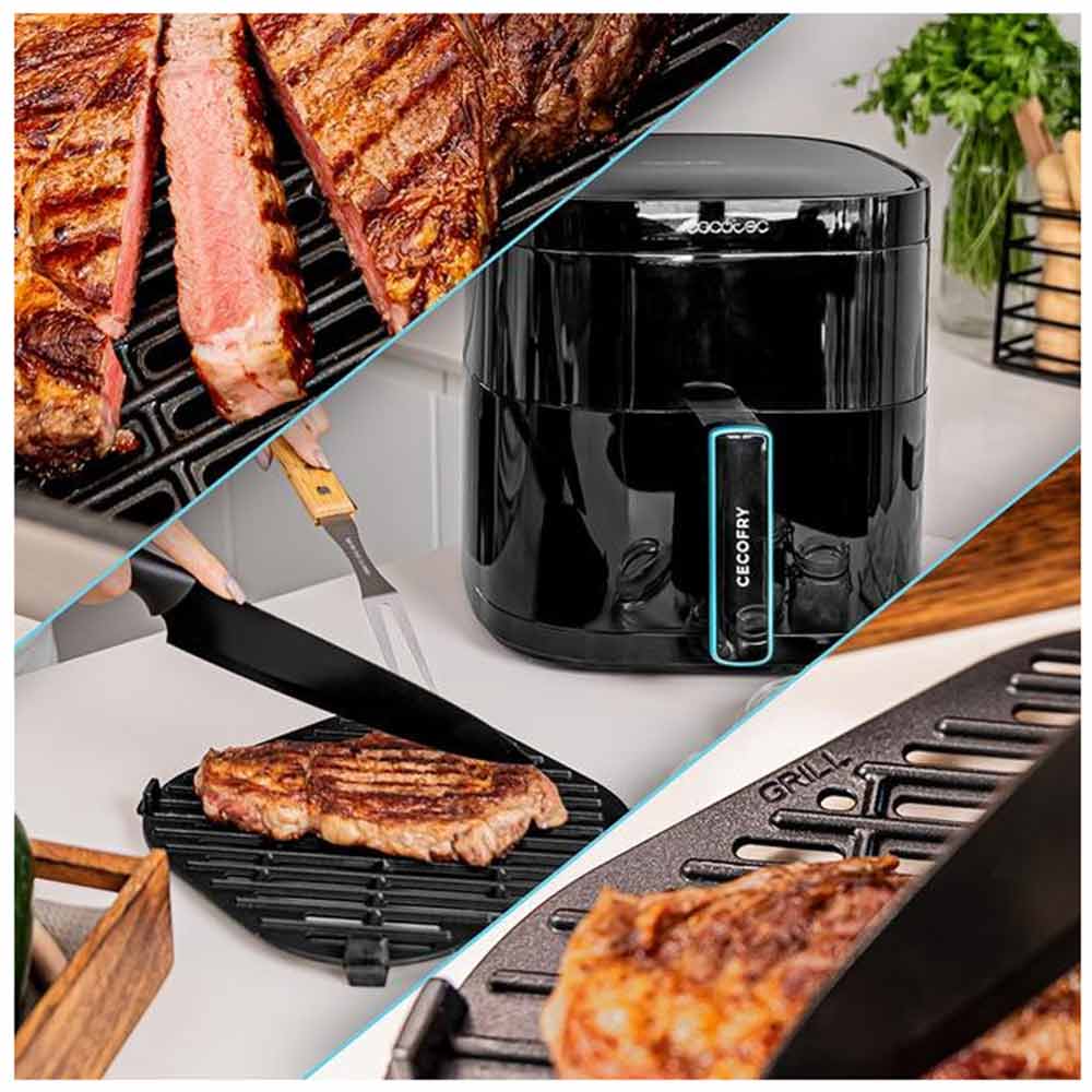 Hava Kızartma Makinesi Cecotec Cecofry Duoheat 6000 03292 Siyah
