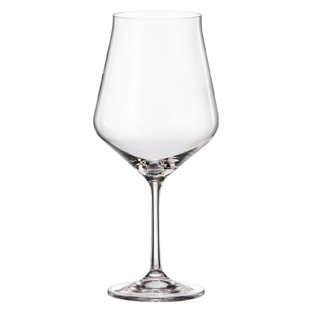 Kristal Şarap Bardağı Royal Crystal Bohemia Lida (6'Lı Set) 1Sj06