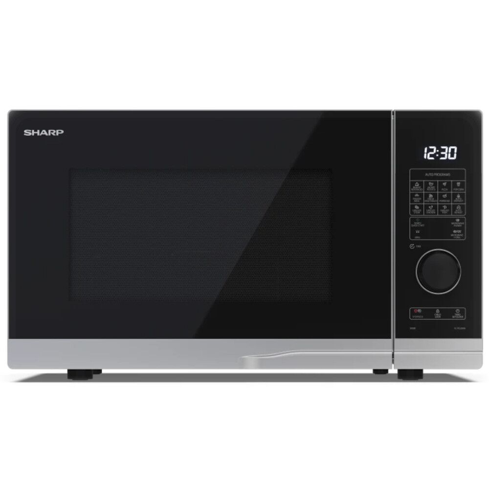 Mikrodalga Fırın Döner Tablası Sharp Grill Yc-Pg254Ae-S Gümüş