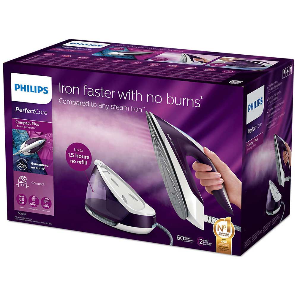 Philips Perfectcare Compact Plus Gc7933/30 Mor Buhar Jeneratörü