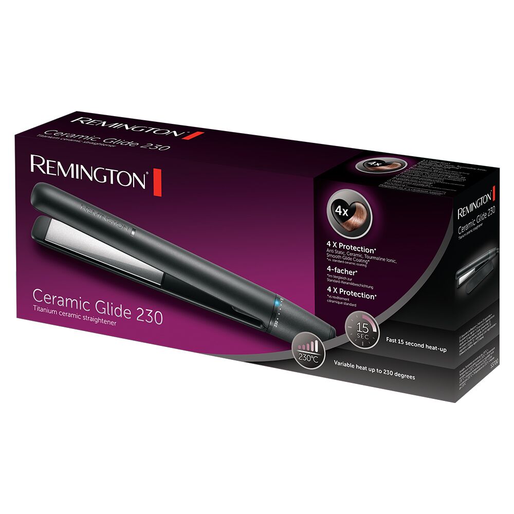 Saç Düzleştirici Remington Seramik Glide 230 S3700 Siyah