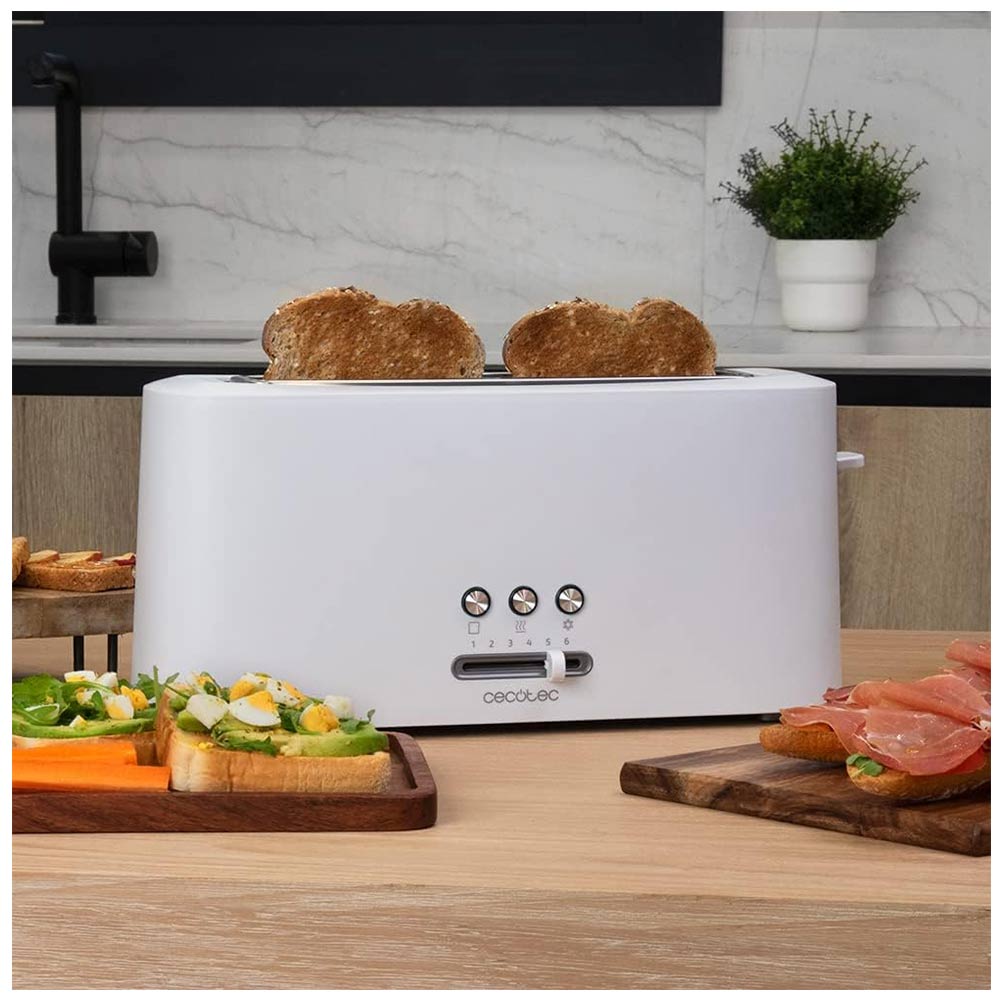 Tost Makinesi Cecotec Toast &Amp;Amp; Taste 10000 Extra 03189 Beyaz