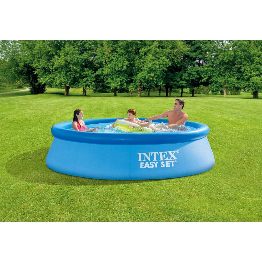 Intex Easy Set 244X76 Cm Şişme Aile Havuzu Motorlu - Görsel 1