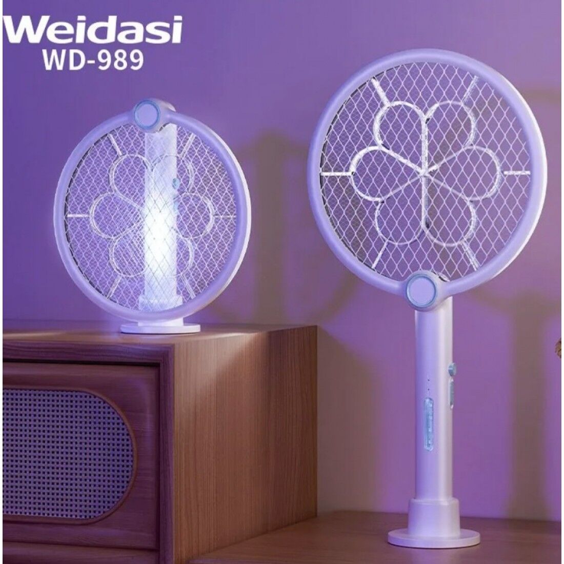 Weidasi Wd-989 Dönebilen Asılabilen Raket Sinek Öldürücü - Görsel 1