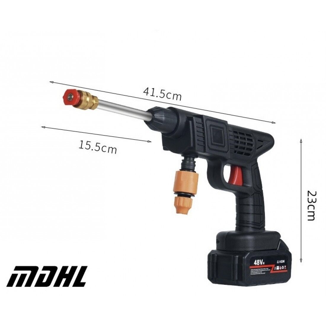 Mdhl Şarjlı Araç Yıkama Tabancası - Görsel 1
