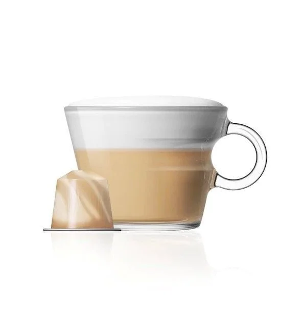 Chiaro Süt Ile Tatlı Ve Pürüzsüz Tarifler Için  Nespresso Kahve Kapsül - 10 Kapsül - Görsel 1