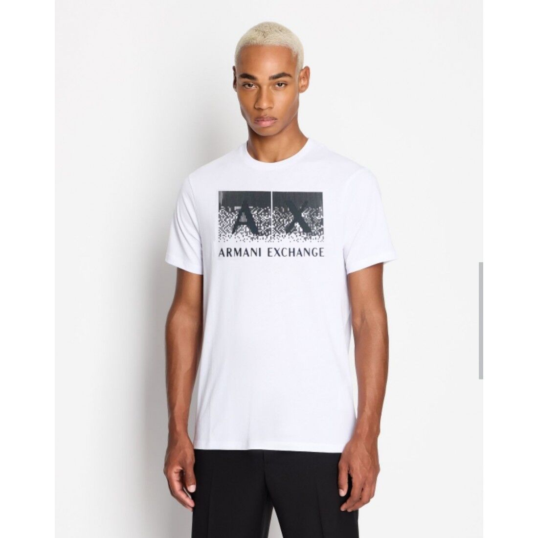 Aix Armani Exchange Point Graphic T-Shirt - Görsel 1