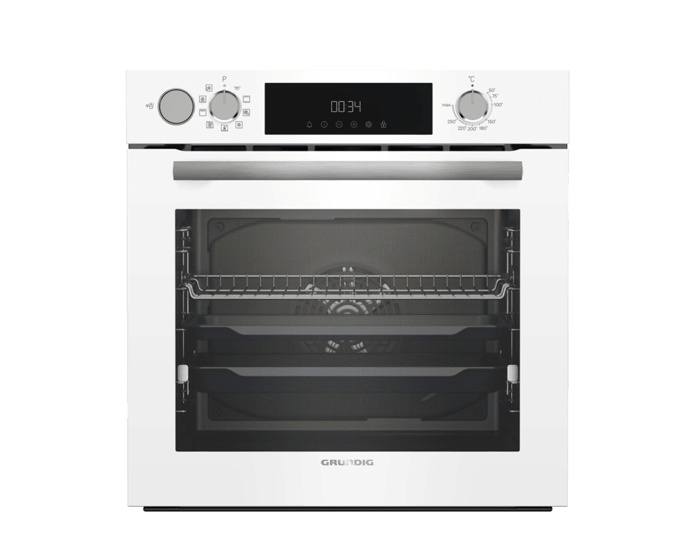 Gebd 12302W Grundig Ankastre Beyaz Cam Fırın - Görsel 1