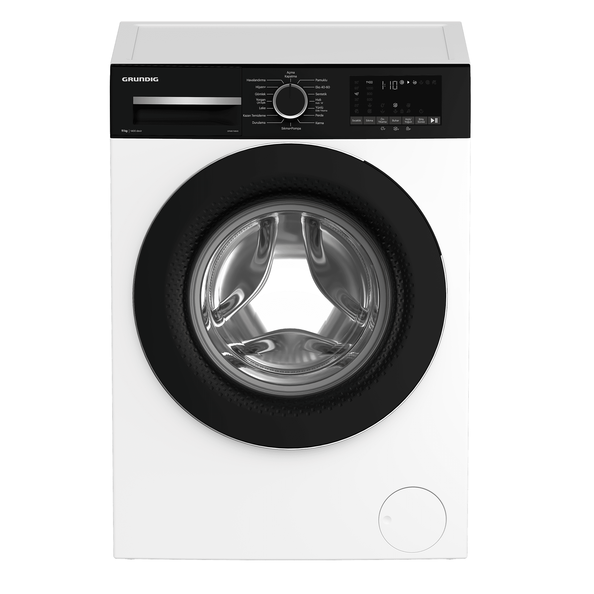Gpwm 114643 Grundig 11 Kg Inverter Motor Çamaşır Makinesi - Görsel 1