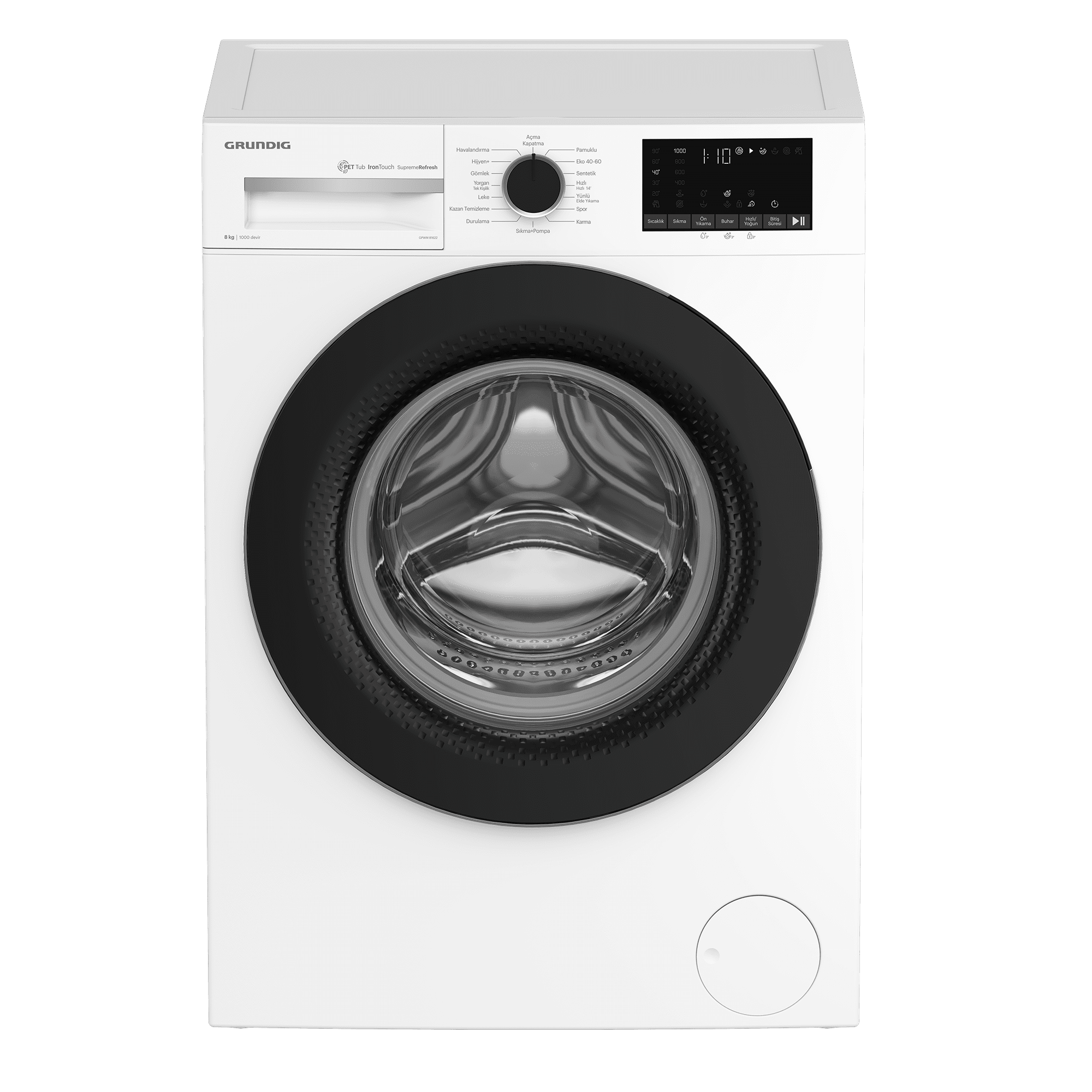 Gpwm 81622 Grundig 8 Kg Inverter Motor Çamaşır Makinesi - Görsel 1