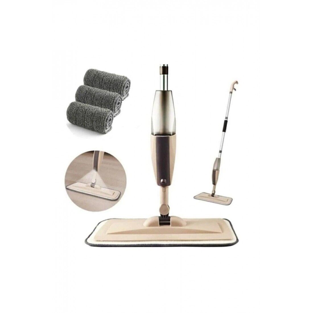 Spray Mop ( 3 Yedek Mikrofiber Bez Hediyeli ) - Görsel 1
