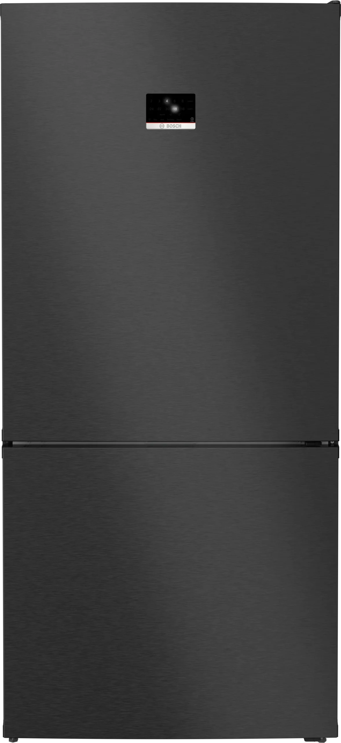Bosch Serie 8 Alttan Donduruculu Buzdolabı 186 X 86 Cm Parmak Izi Bırakmayan Siyah Inoks, Total No Frost - Görsel 1