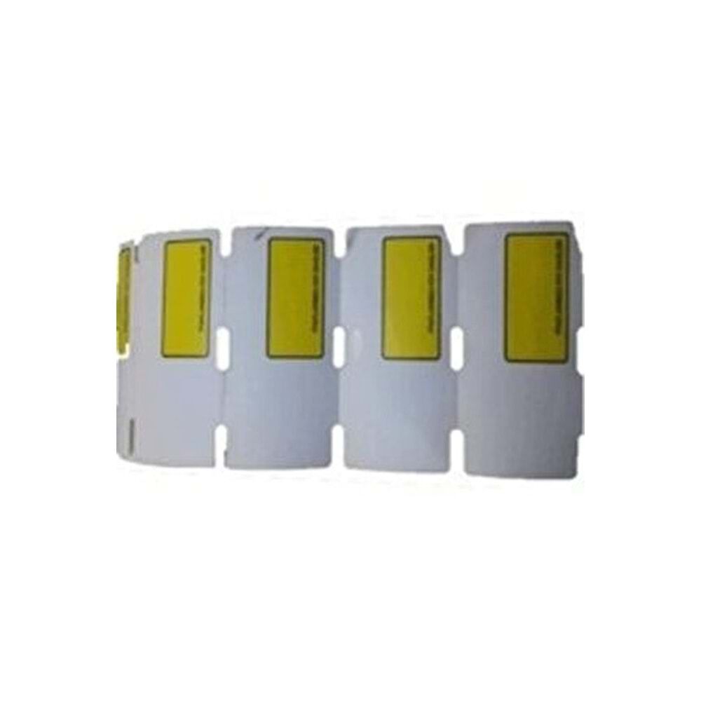 80Mm X 38Mm Karton Sari Pencereli̇ Kdv Li̇ Raf Eti̇keti̇ 500 Lü Sarim Kktc