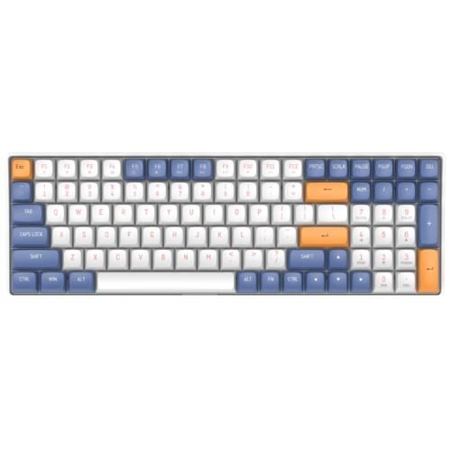 Aigo A100 Mavi Mekanik Yellow Switch Kablolu/Kablosuz Us Layout Kktc