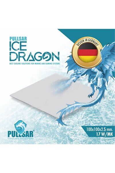Aksesuar Ice Dragon Thermal Pad 17W/Mk 2.5Mm Kalinlik 100X100Mm Kktc