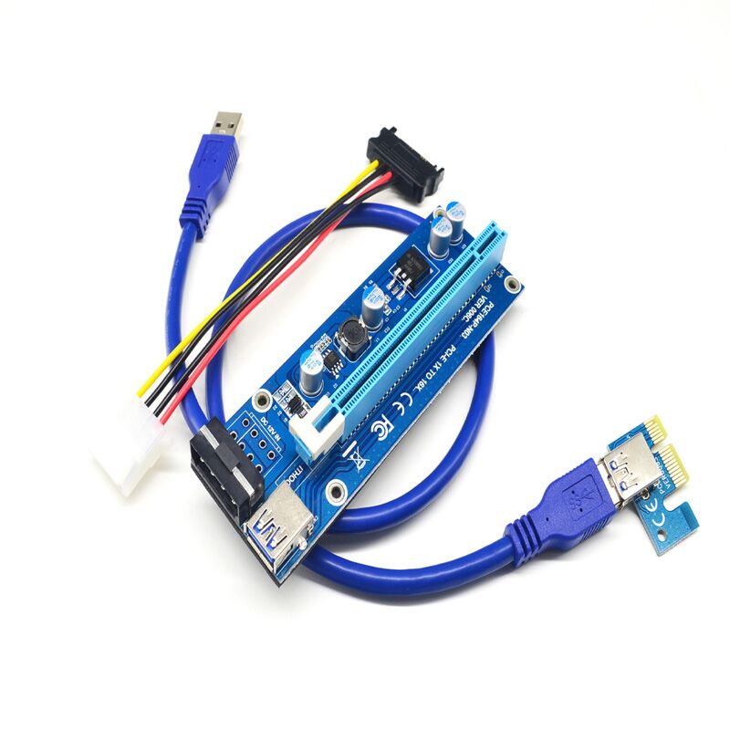 Aksesuar Riser Kart Pci-E 1X To 16X 6 Pin Ver006 Kktc