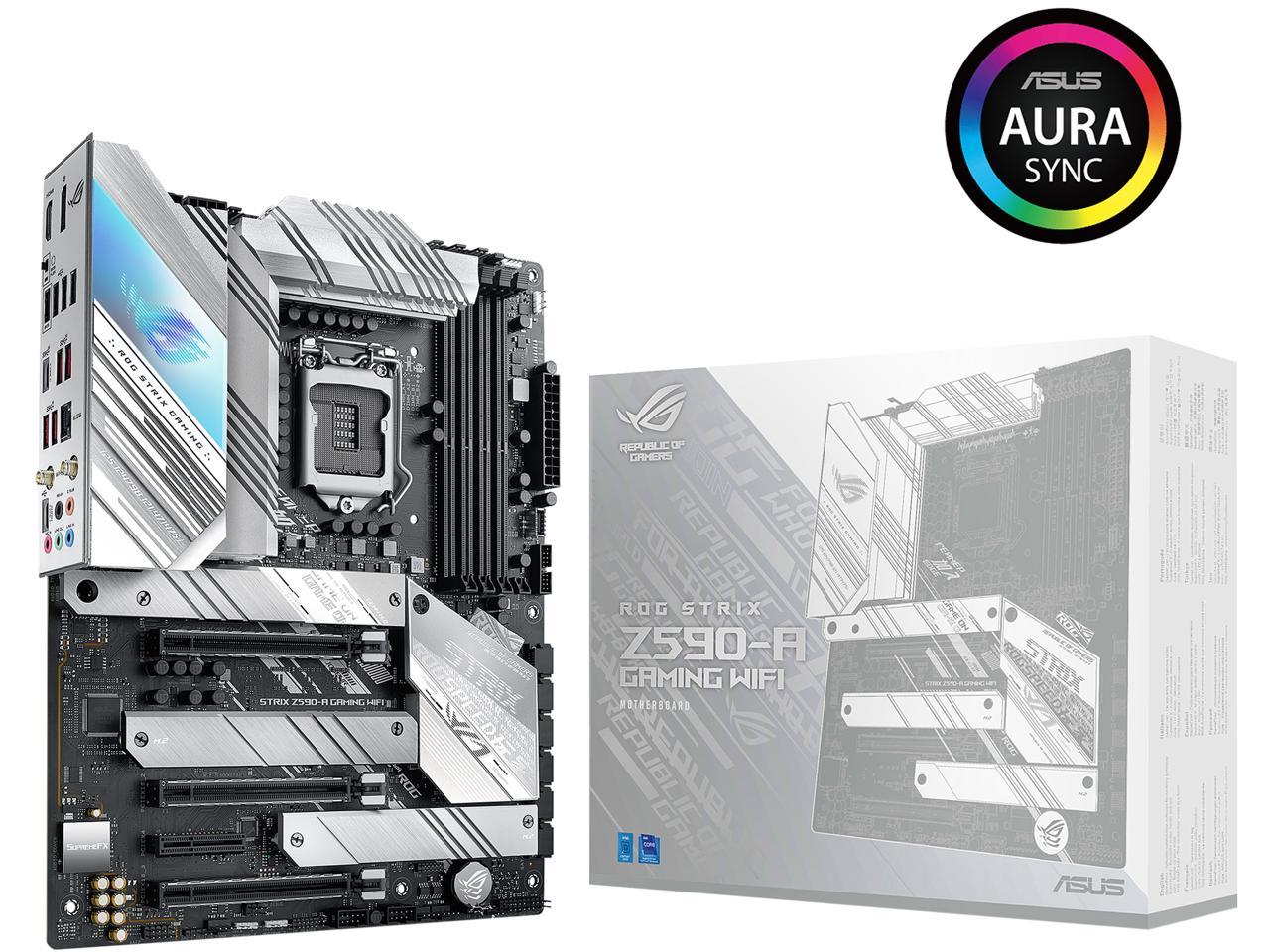 Anakart Asus Rog Strix Z590-A Gaming Wifi Ddr4 1200P Kktc
