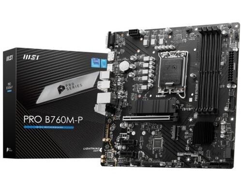 Anakart Msi Pro B760M-P Ddr5 S+V+Gl 1700P Kktc