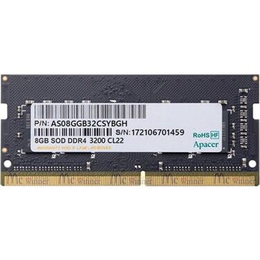 Bellek Apacer 8Gb 3200Mhz Ddr4 Notebook Kktc