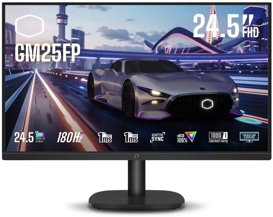 Cooler Master 24.5&Amp;Quot; Cmi-Gm25Fp-Ek 1Ms 180Hz Ips