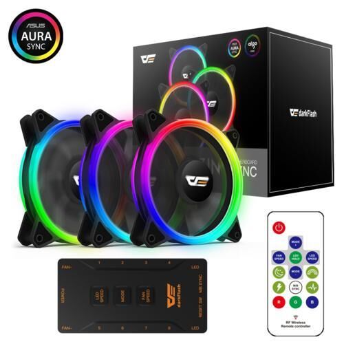 Darkflash Df Dr12 Pro 3In1 Kasa Fanı Kktc
