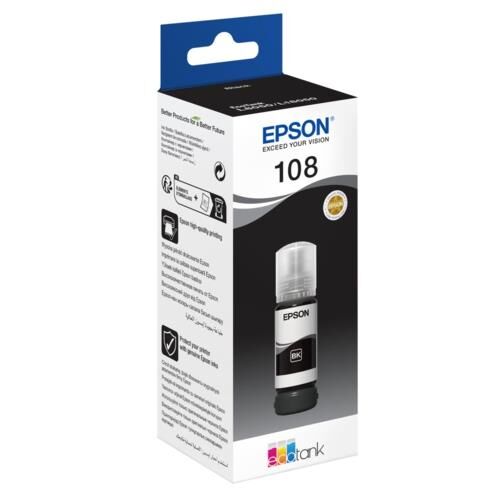 Kartuş Epson C13T09C14A 108 Si̇yah Kktc