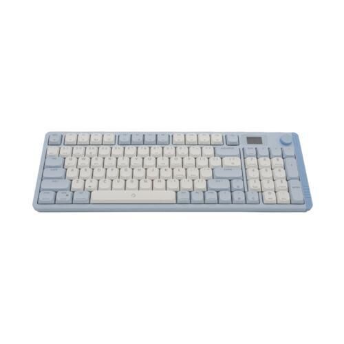 Klavye Aigo S99 Rgb Mavi/Beyaz Mekanik Red Switch Kablosuz Us Layout Kktc