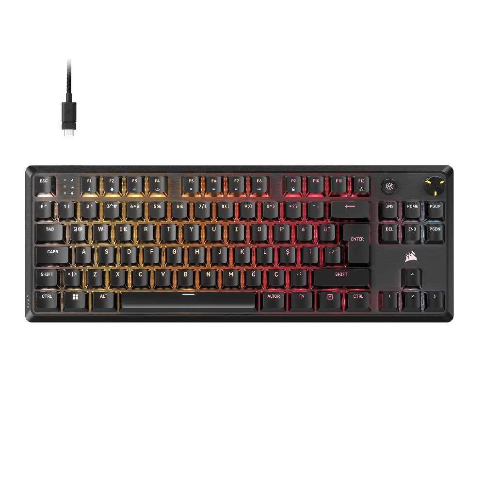 Klavye Corsair K70 Core Tkl Rgb Red V2 Ch-911911E-Tr Layout Kktc