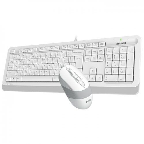 Klavyemouse A4Tech F1010 Mm Q Beyaz Usb Tr Layout Kktc