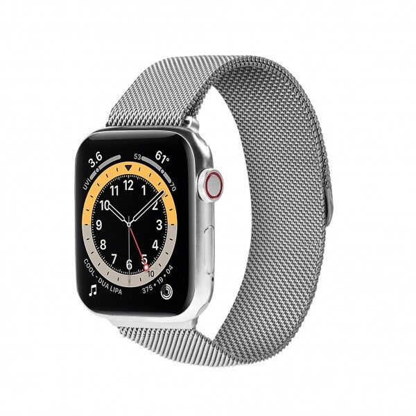 Kordon Zr-Krd-01 Apple Watch  42/44/45Mm Silver Miktanis Kktc