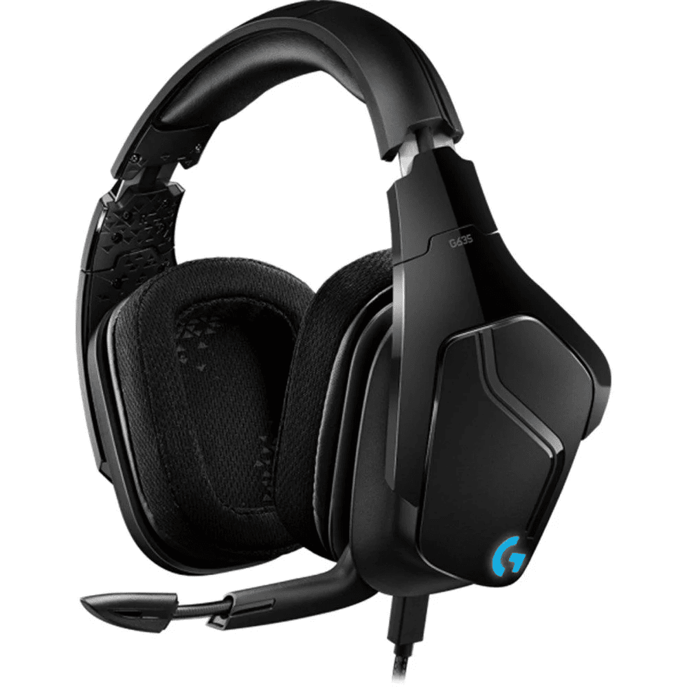 Kulaklik Logitech G635 7.1 Lightsync Gaming 981-000750 Si̇yah Kktc