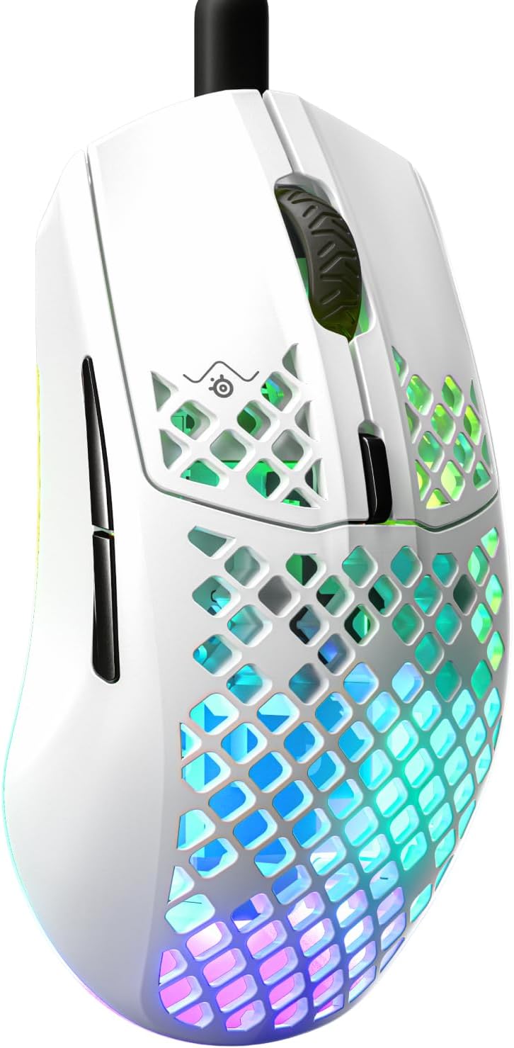 Mouse Steelseries Aerox 3 Ssm62611 Onyx 8500 Cpi 6 Tuş Rgb Beyaz Kktc