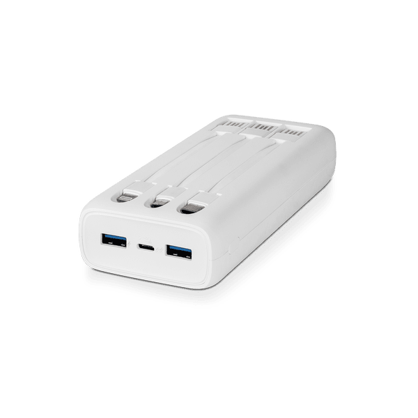 Powerbank Ttec 2Bb203B Beyaz Powerslim Trio Lcd 20000Mah Pd Kktc