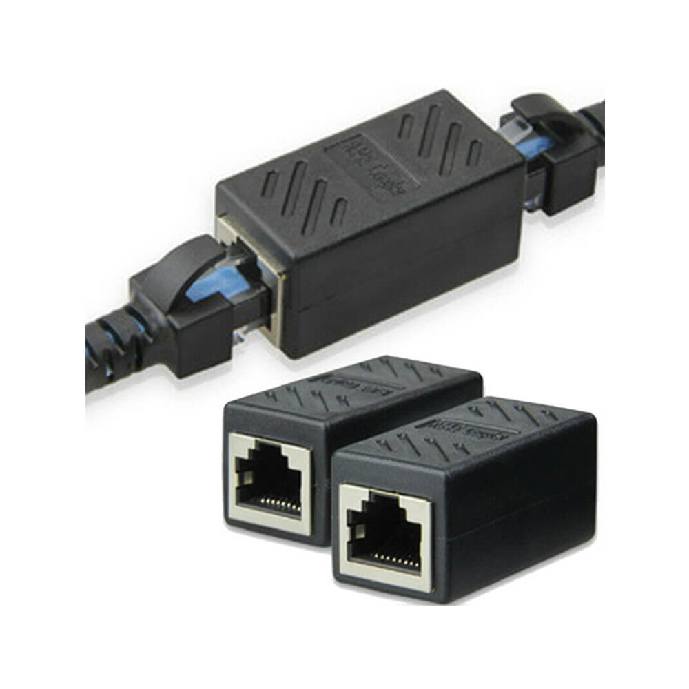Rj45 Extender Uzatma Adaptoru Siyah Kaliteli Kktc