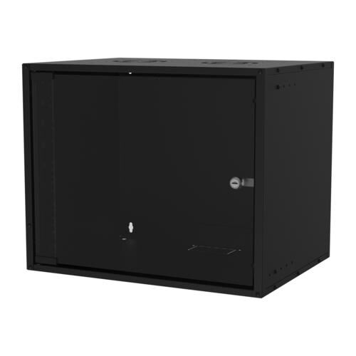 S-Link Sl-U9 Yeni Nesil 9U Soho Rack Kabin W 530Mm D 400Mm Siyah Kktc