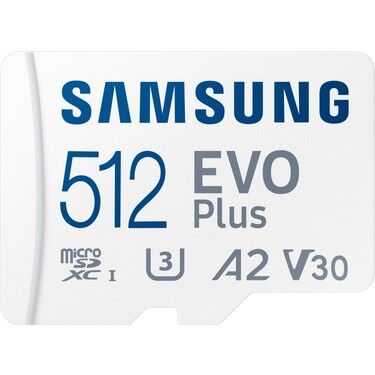 Samsung 512Gb Evo Plus Microsd Mb-Mc512Sa U3 A2 V30 Kktc