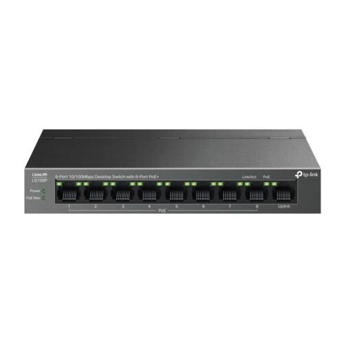 Switch Tp-Link Omada Ls109P 9 Port 10/100 4Port Poe+ 63W Kktc