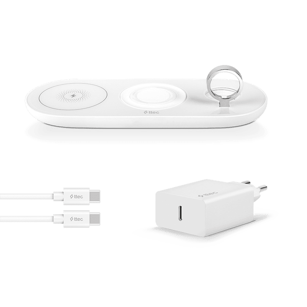 Ttec 2Ks21 Smartcharger Air Kablosuz 20W 3In1 Travel Charger+Kablo Kktc