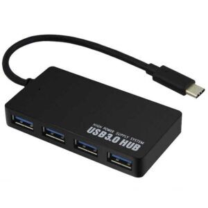 Usb Çoklayici Ultra Thin Type C To Usb 3.0 Hub 4 Port KKTC