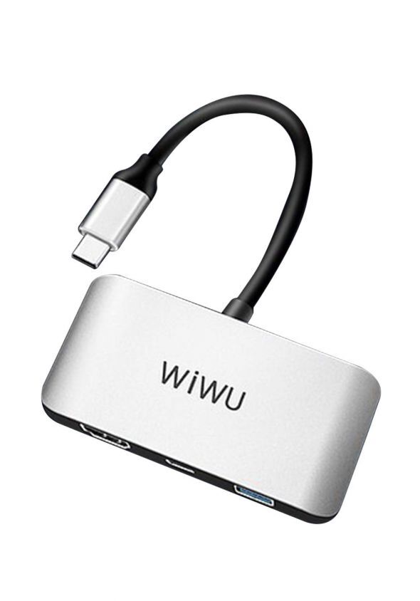 Wiwu Alpha C2H Type-C To 3 In 1 Kktc
