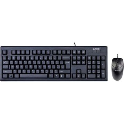 A4 Tech Kr-8372 Q Klavye Mouse Set Ps2 Siyah-A4 Tech Kktc