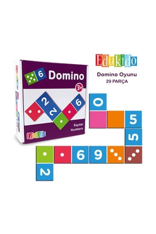 Alpa Sayilar Domino Oyuncak - Edu-3012-Alpa Kktc