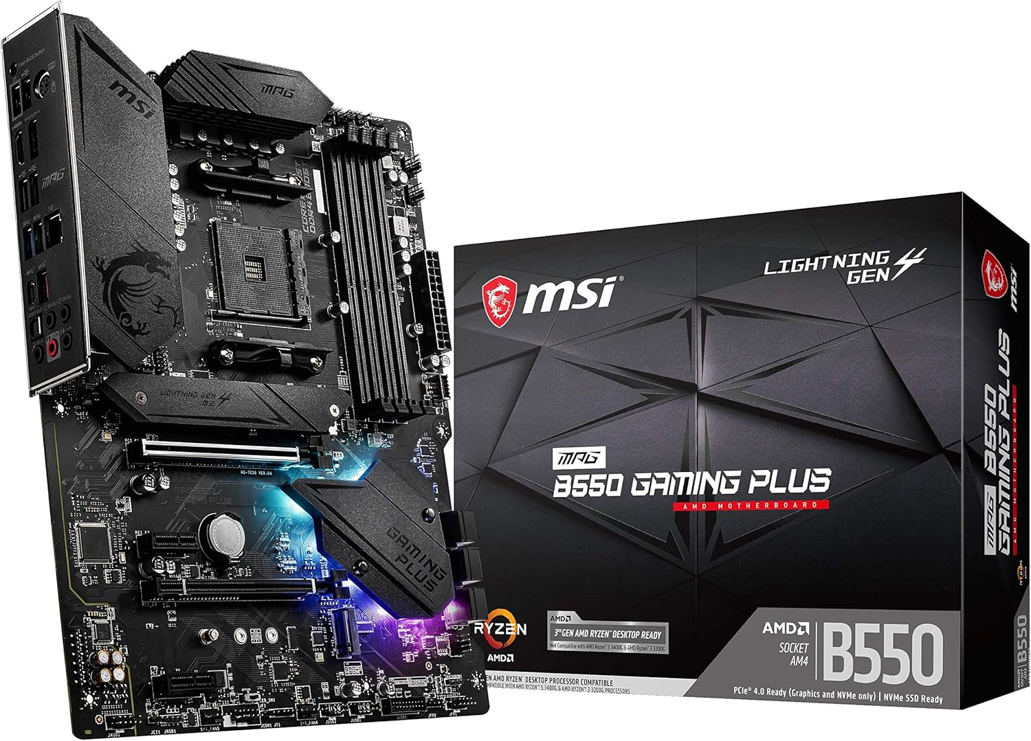 Anakart Msi Mpg B550 Gaming Plus Ddr4 Am4 Kktc