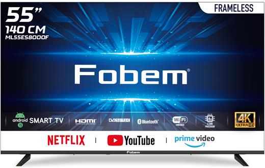 Fobem Ml55Es8000F 55&Amp;Quot; Android Smart Tv - Uydulu 55&Amp;Quot; Led Smart Tv-Fobem Kktc