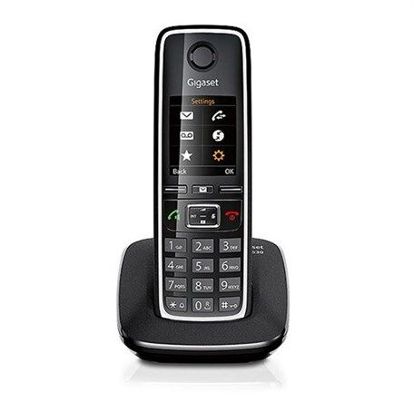 Gi̇gaset C530 200 Rehber Alarm Dect Telefon Si̇yah-Gi̇gaset Kktc